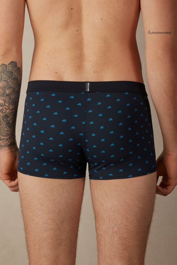 Intimssimi Bicycle Boxers in Microfiber μπλε | GRIIZ67172