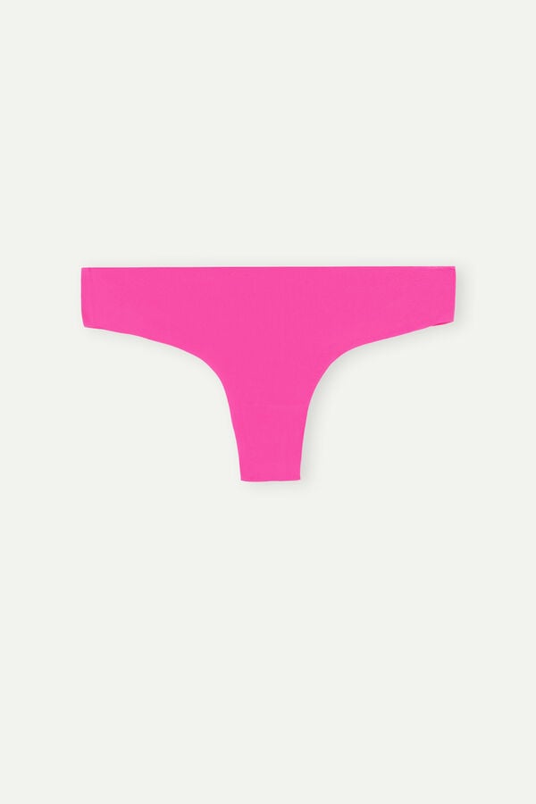 Intimssimi Brazilian Panties in Seamless Ultra Light Microfiber ροζ | GRZPD22290