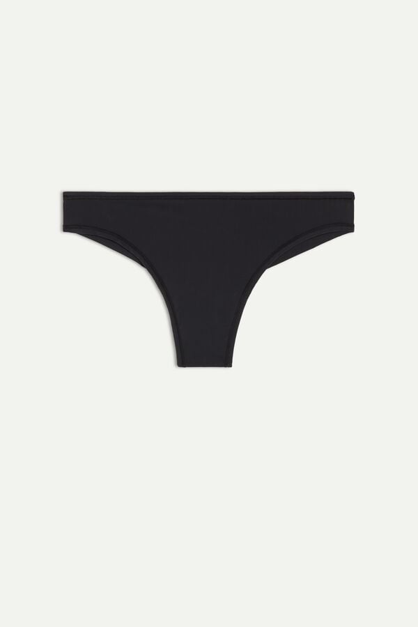 Intimssimi Brazilian Panties in Ultralight Microfiber μαυρα | GRQAV60456