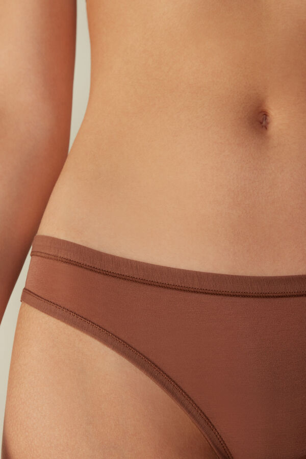 Intimssimi Brazilian Panties in Ultralight Supima® βαμβακερα Natural | MGRFT24536