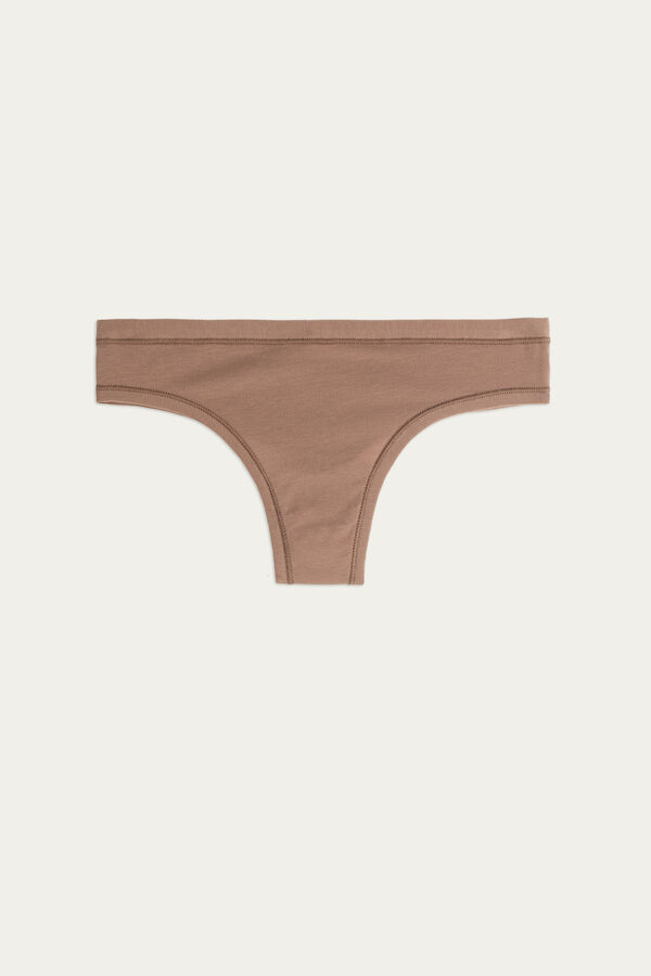 Intimssimi Brazilian Panties in Ultralight Supima® βαμβακερα Natural | MGRFT24536