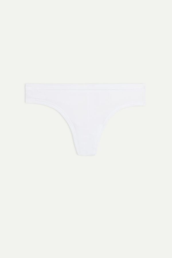 Intimssimi Brazilian Panties in Ultralight Supima® βαμβακερα ασπρα | SGRVO18632