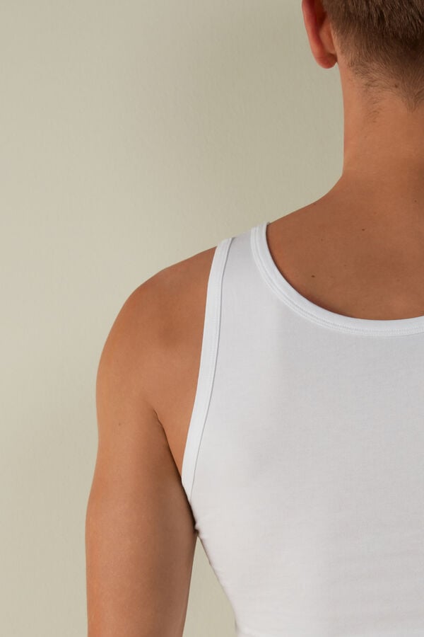 Intimssimi Crew Neck Tank Top ασπρα | LGRTR92058