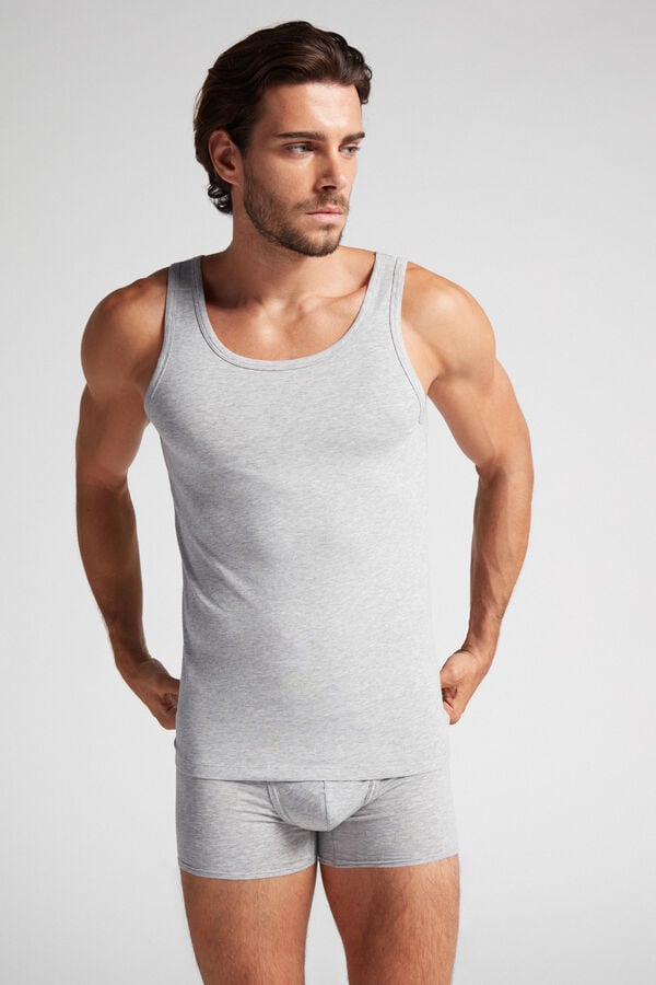 Intimssimi Crew Neck Tank Top γκρι | GRJBT63210