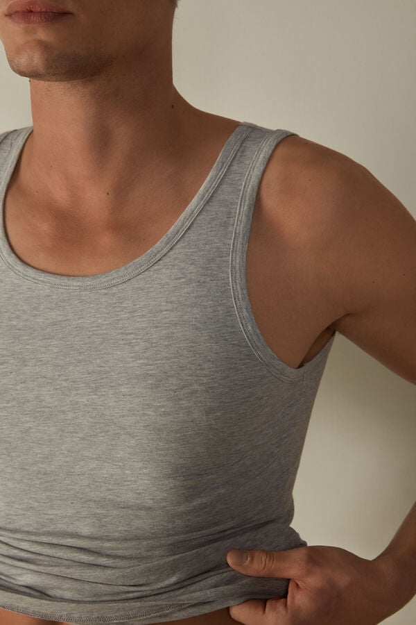 Intimssimi Crew Neck Tank Top γκρι | GRJBT63210