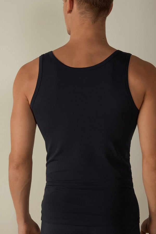 Intimssimi Crew Neck Tank Top μπλε | QGRUV99178