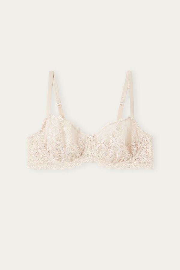 Intimssimi Daniela Balconette Bra in δαντελα Natural | GRZDE68211