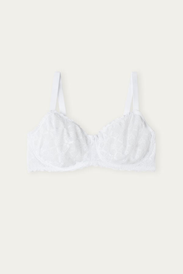 Intimssimi Daniela Balconette Bra in δαντελα ασπρα | ZGRNQ92914