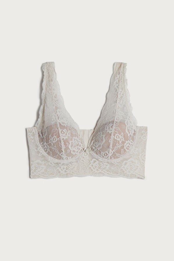 Intimssimi Eleonora δαντελα Balconette Bra Natural | GRXBR68085