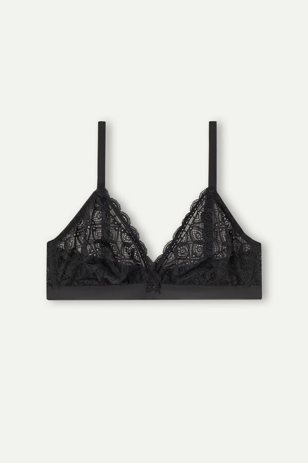 Intimssimi Emma Triangle Bra in δαντελα μαυρα | BGRSO90517