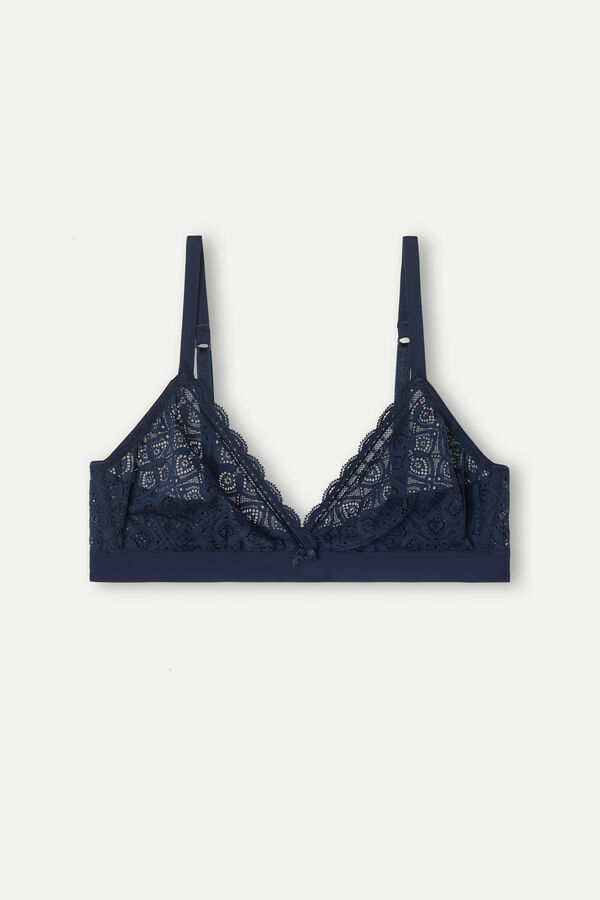 Intimssimi Emma Triangle Bra in δαντελα μπλε | LGRTR75018