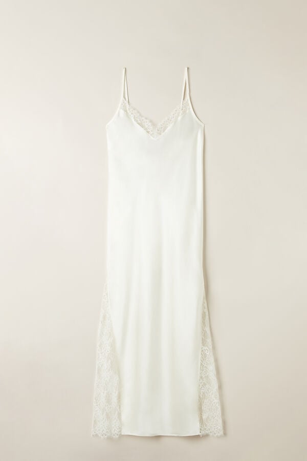 Intimssimi Eternal Love Silk Long Slip Ivory | GGREC94999