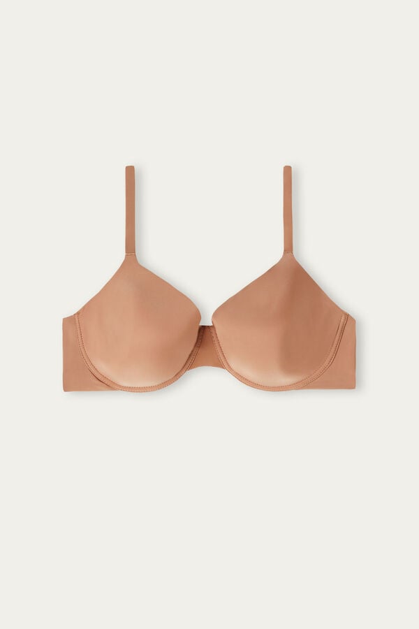 Intimssimi Francesca Ultralight Microfiber Balconette Bra Natural | YGRGT30590