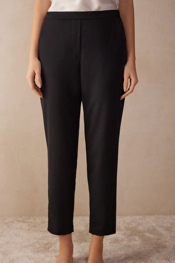 Intimssimi Full Length Pants with Pockets μαυρα | GRICD74086