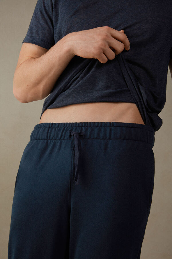 Intimssimi Full Length ελαφρια Sweatpants μπλε | GRXBR21156