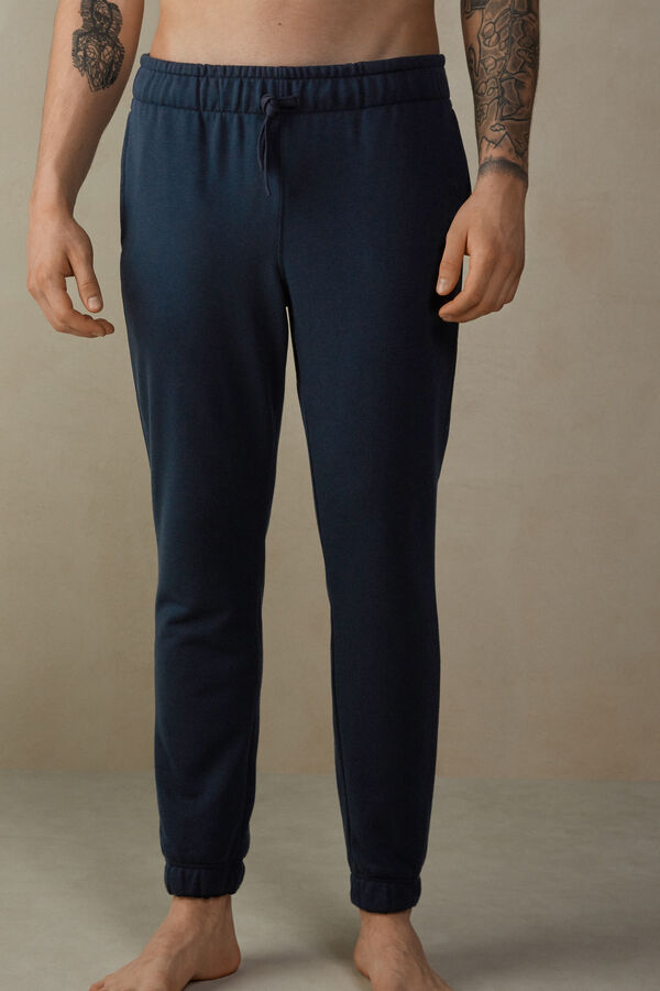 Intimssimi Full Length ελαφρια Sweatpants μπλε | GRXBR21156