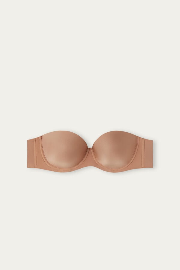 Intimssimi Giada Microfiber Bandeau Bra Natural | EGRHC10699