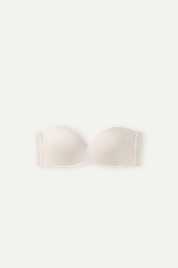 Intimssimi Gioia Bandeau Bra in Ultralight Microfiber Natural | FGRHY91031