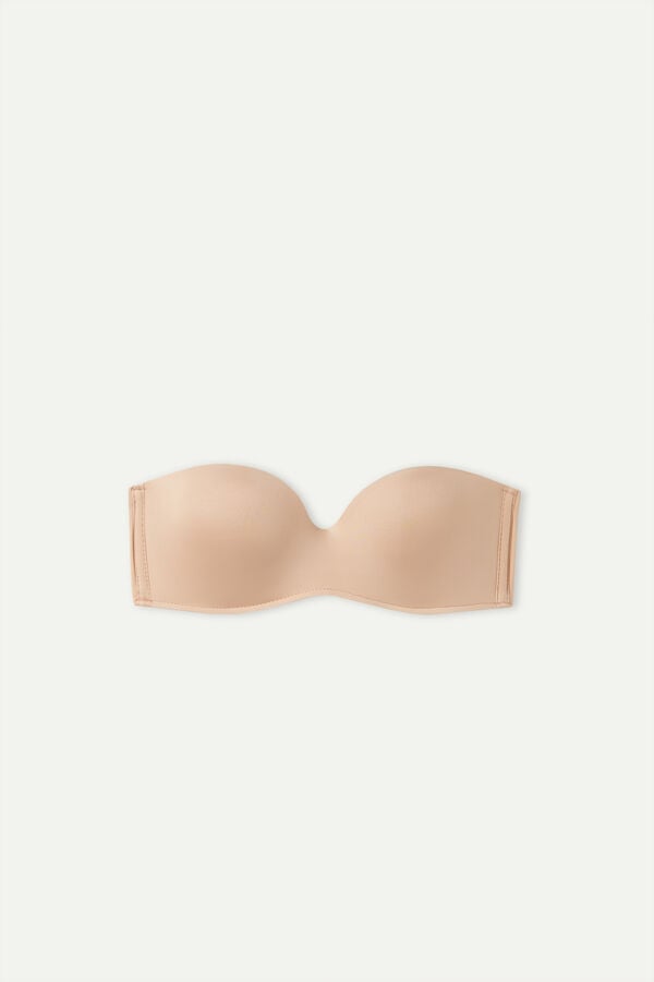 Intimssimi Gioia Bandeau Bra in Ultralight Microfiber Natural | TGRPQ75465