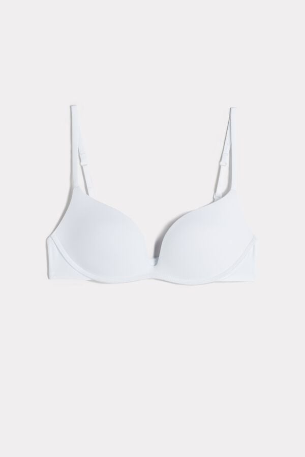 Intimssimi Gioia C-D Cup Microfiber Super Push-Up Bra ασπρα | SGRVO32802