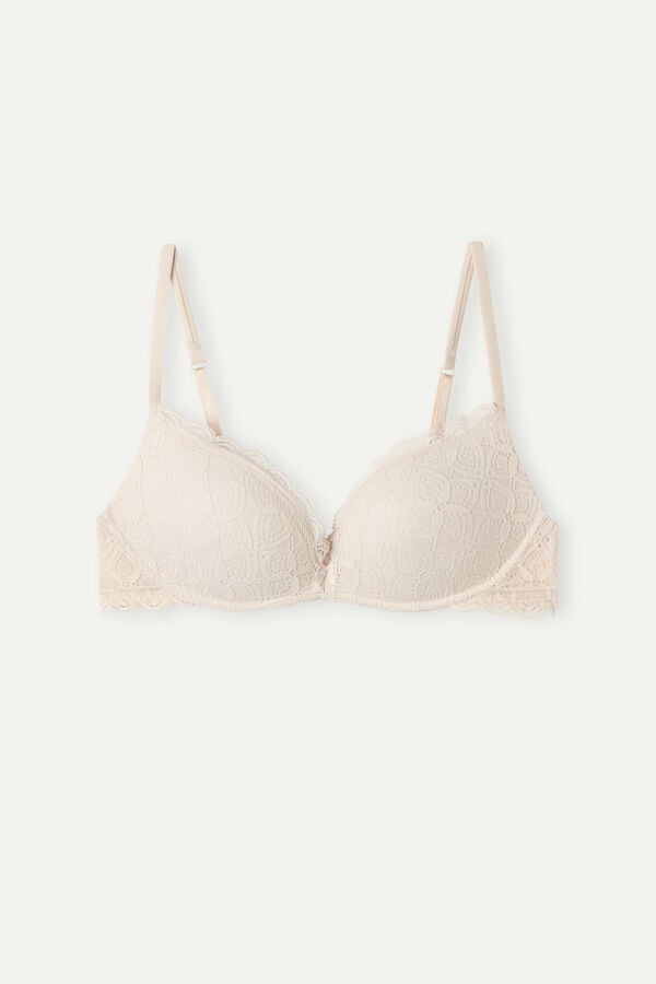 Intimssimi Gioia Super Push-Up Bra in δαντελα Natural | GRCVG99442