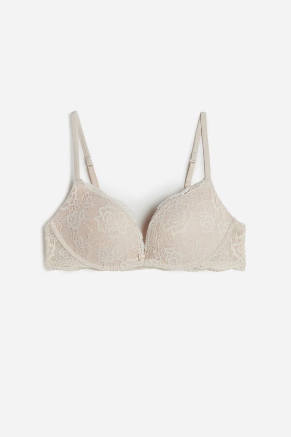 Intimssimi Gioia δαντελα Super Push-Up Bra Natural | GRDYB84641