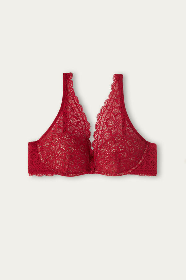 Intimssimi Giorgia Balconette Bra in δαντελα κοκκινα | GGREC66512