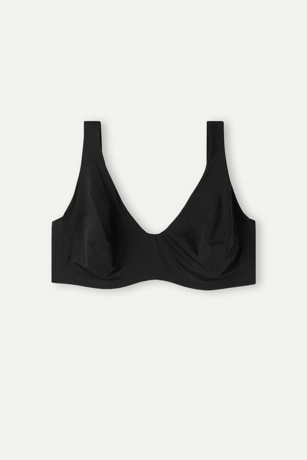 Intimssimi Greta Balconette Bra in Ultralight Microfiber μαυρα | MGRFT45725