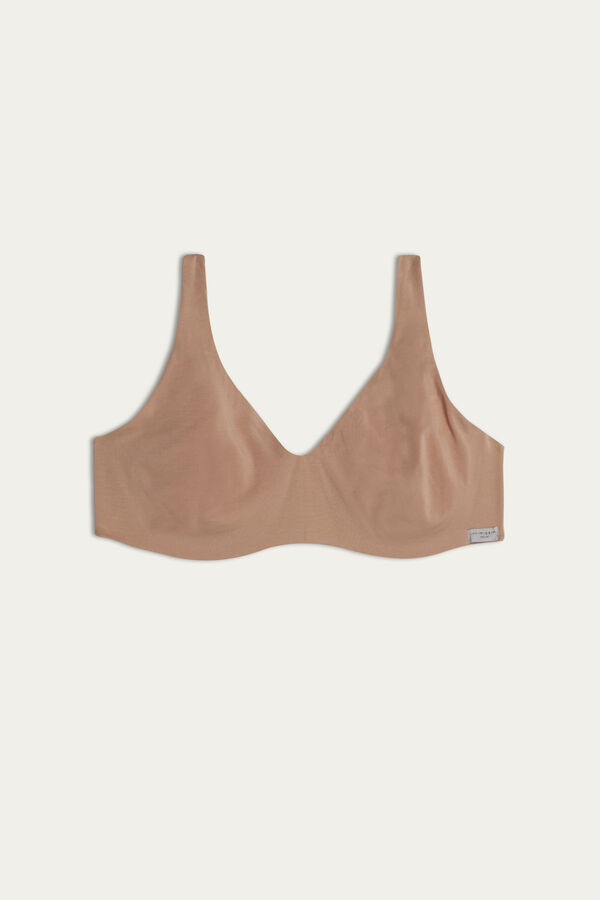 Intimssimi Greta Balconette Bra in βαμβακερα Natural | TGRPQ50127