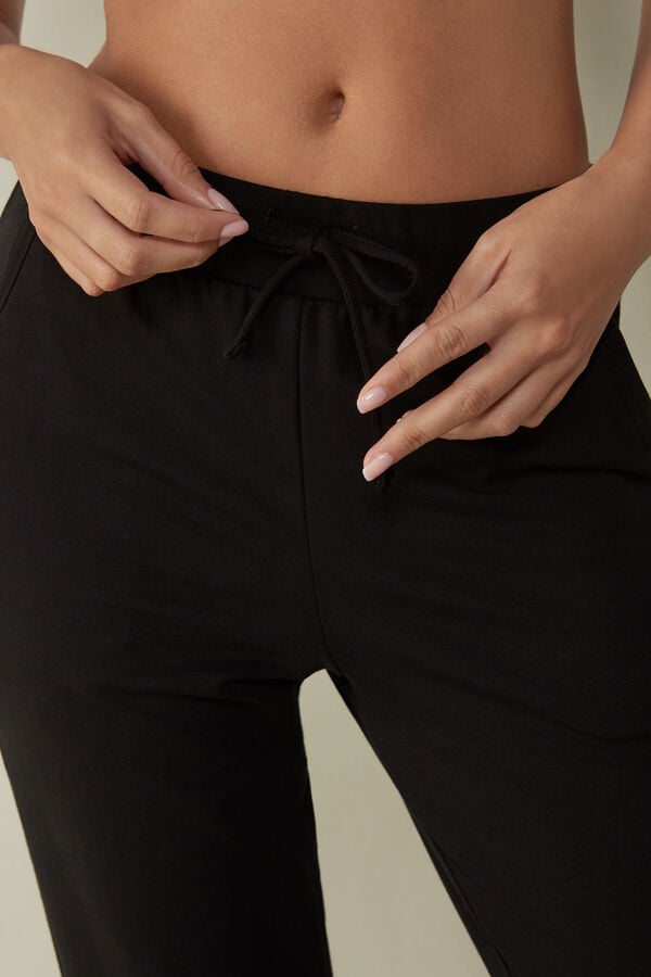 Intimssimi In Action Plush Jogger Pants μαυρα | PGRER68531