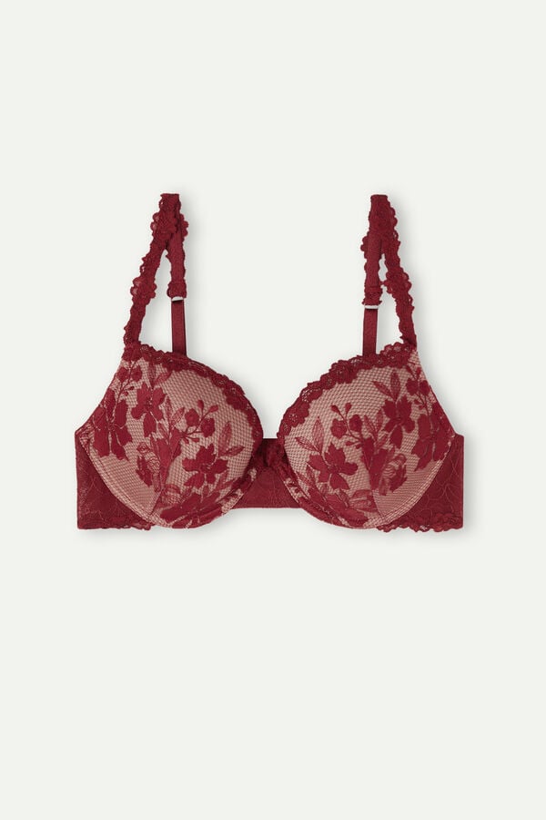 Intimssimi In Full Bloom Elettra Super Push-up Bra κοκκινα | GREGJ98426