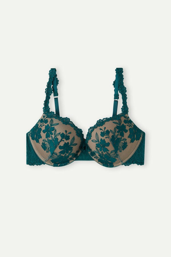 Intimssimi In Full Bloom Elettra Super Push-up Bra πρασινο | TGRPQ34355