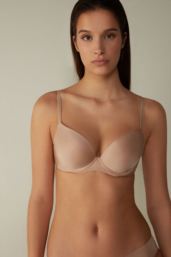 Intimssimi Irina Microfiber Balconette Bra Natural | GRDFL14254