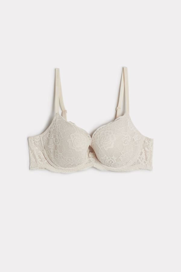 Intimssimi Irina δαντελα Balconette Bra Natural | ZGRNQ21378