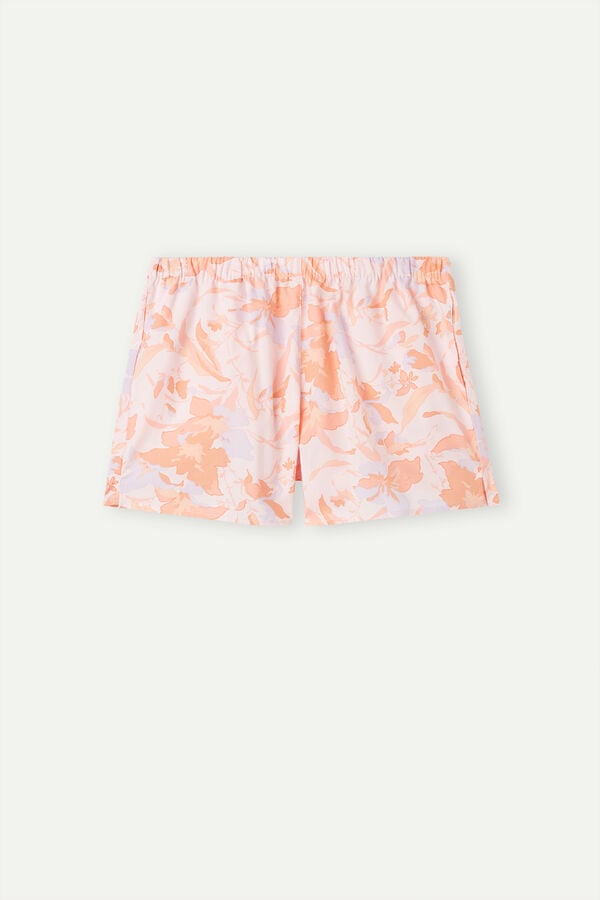 Intimssimi Iris and Apricot Cloth Shorts Print | GRQCS27564