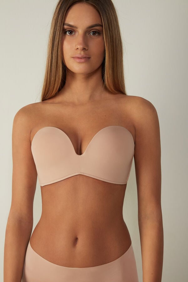 Intimssimi Laura Microfiber Bandeau Bra Natural | EGRVG66564