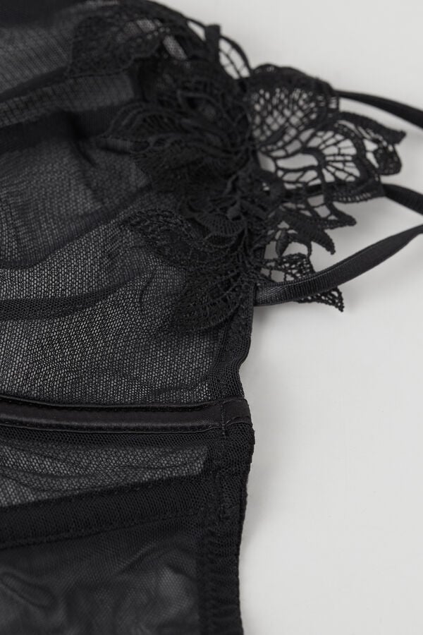 Intimssimi Layers of Lust Balconette Bra μαυρα | QGRUV37861