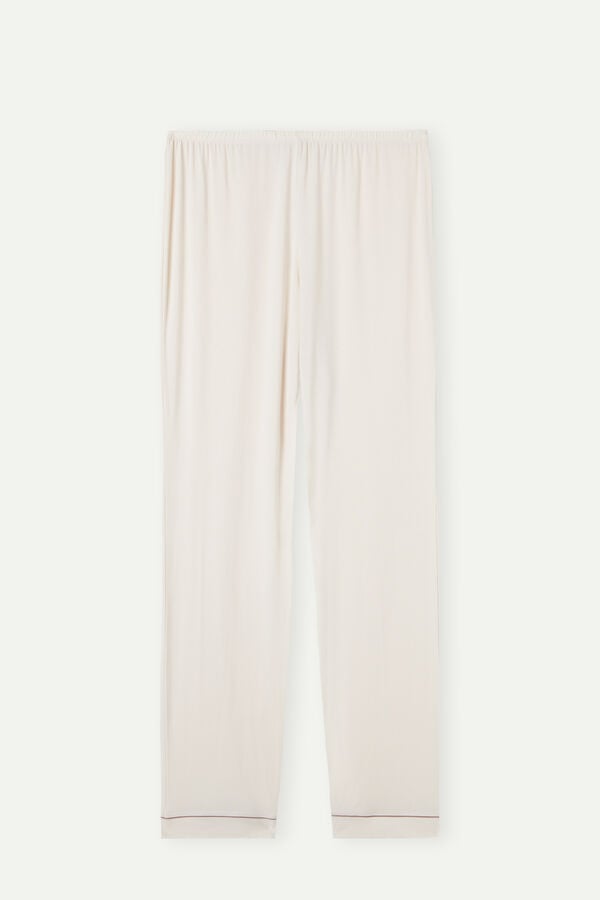 Intimssimi Long Micromodal Trousers Natural | QGRWA78463