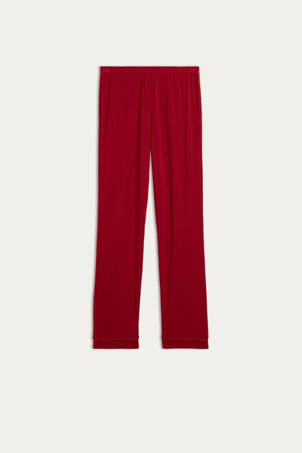 Intimssimi Long Micromodal Trousers κοκκινα | GRJZR59753