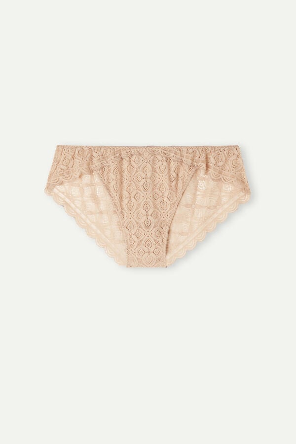 Intimssimi Low Rise δαντελα Panties Natural | XGRBH45748