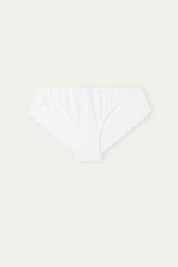 Intimssimi Low Rise δαντελα Panties ασπρα | GREAH77408