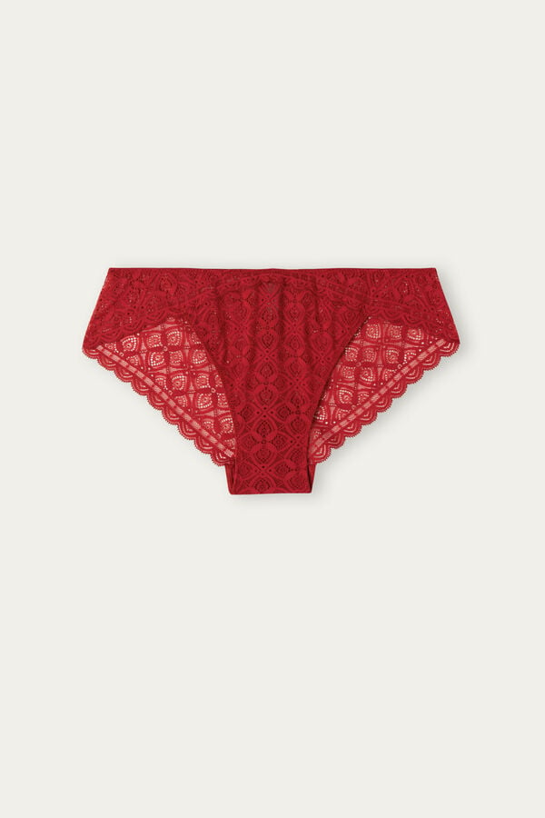 Intimssimi Low Rise δαντελα Panties κοκκινα | GRZPD95126