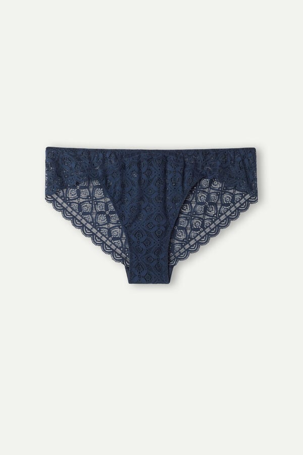 Intimssimi Low Rise δαντελα Panties μπλε | YGRGT97436