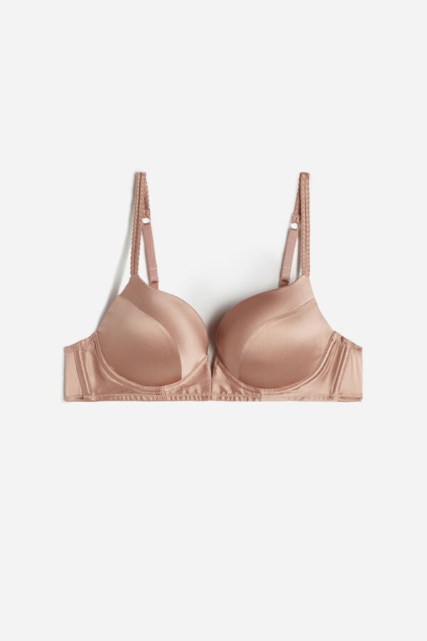 Intimssimi Mia Silk Super Push-Up Bra Natural | GRNEJ80140