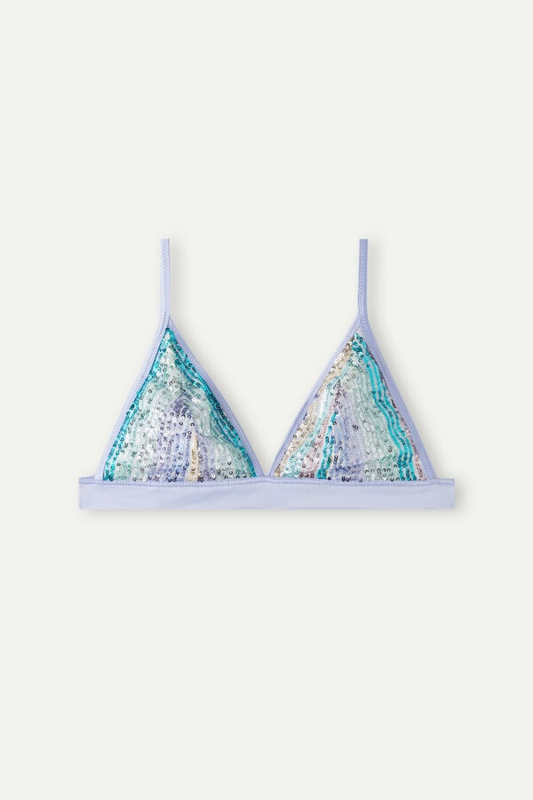 Intimssimi Miami Nights Triangle Bra μπλε | GRDYB14593