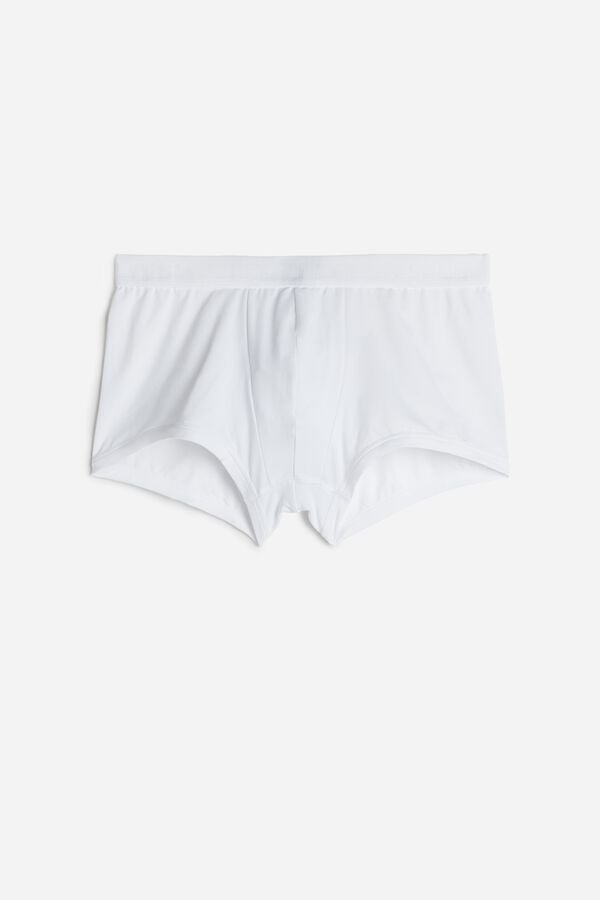 Intimssimi Microfiber Logo Boxer Shorts ασπρα | GRJZR81324