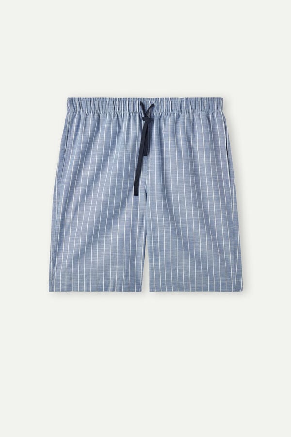 Intimssimi Microstripe Shorts in βαμβακερα Cloth μπλε | GGRUC91856