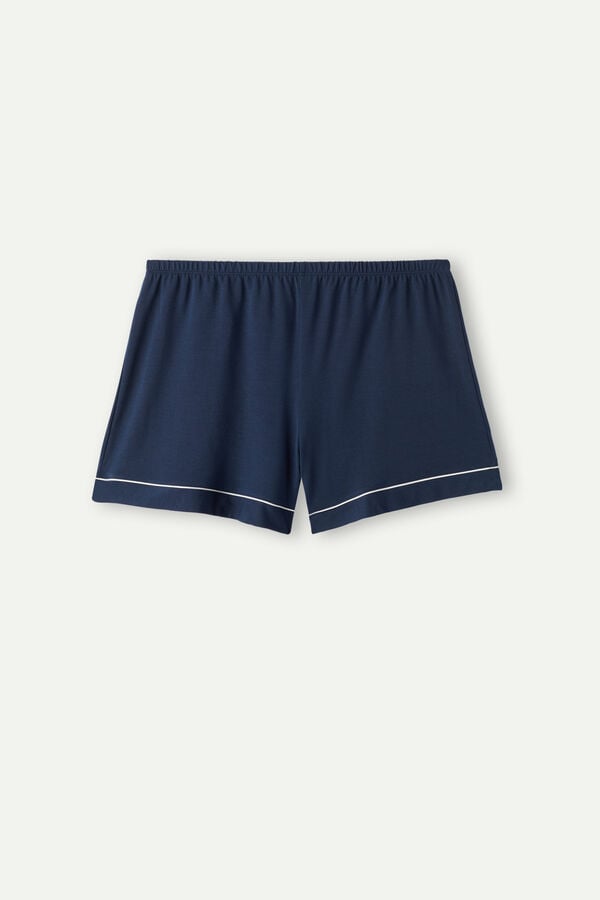 Intimssimi Modal Shorts with Contrast Trim μπλε | MGRHR51604