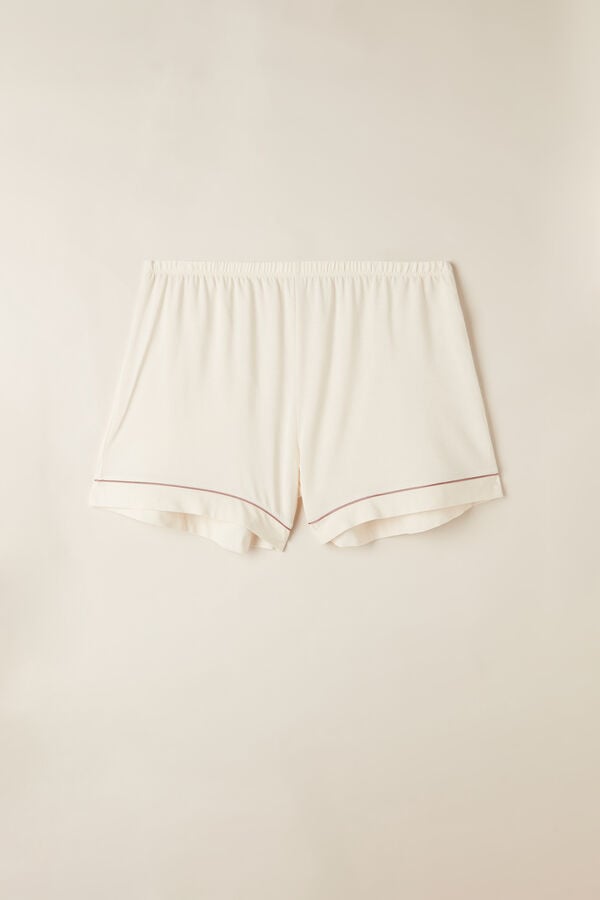 Intimssimi Modal Shorts with Contrast Trim Natural | MGRHR74932