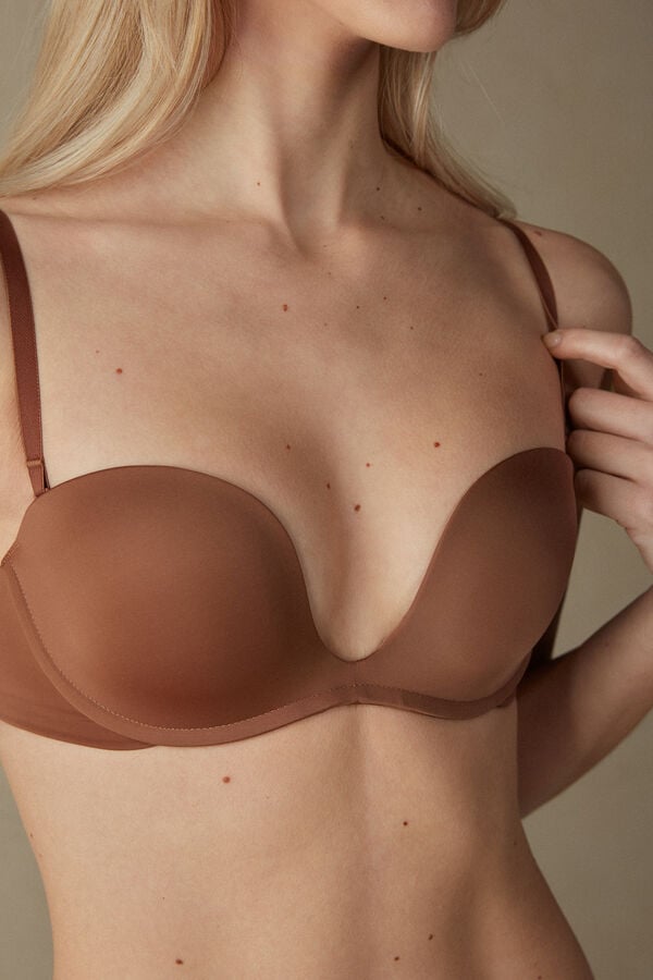 Intimssimi Monica Bandeau Bra in Ultralight Microfiber Natural | GREAH47606